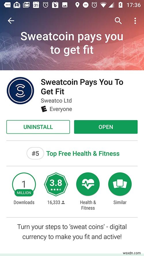 Sweatcoin:एक ऐप जो आपको चलने के लिए भुगतान करता है 