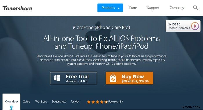 iCareFone के साथ Windows 10 पर अपने iPhone का बैकअप लें और प्रबंधित करें 