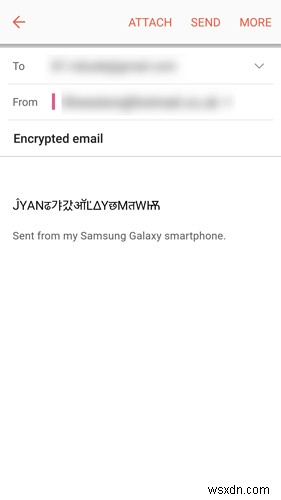 Android पर एन्क्रिप्टेड ईमेल कैसे भेजें 