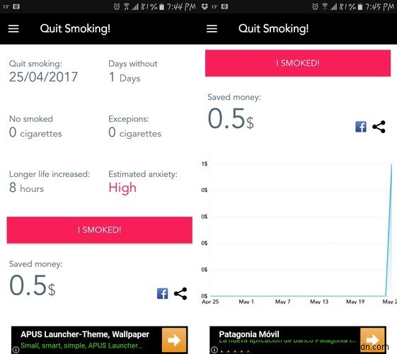 धूम्रपान छोड़ने में आपकी मदद करने के लिए 5 नि:शुल्क Android ऐप्स 