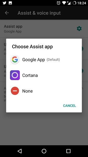 Android पर Google नाओ के बजाय Cortana का उपयोग कैसे करें 