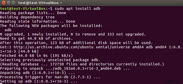 Ubuntu पर ADB के साथ अपने Android डेटा का बैकअप कैसे लें 