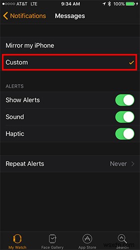 IPhone पर Apple वॉच नोटिफिकेशन कैसे कस्टमाइज़ करें 