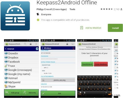 Android के लिए 5 सर्वश्रेष्ठ Keepass साथी ऐप्स 