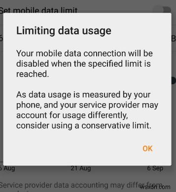 Android पर डेटा उपयोग की सीमा कैसे सेट करें 