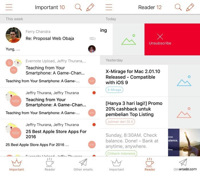 IOS पर मेलबॉक्स ईमेल ऐप के आठ विकल्प 