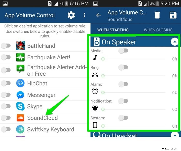 Android पर विभिन्न ऐप्स के लिए विशिष्ट वॉल्यूम कैसे सेट करें 