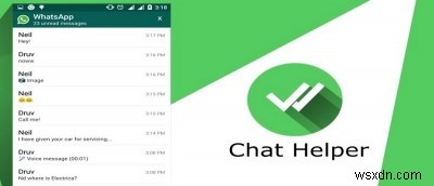 चैट हेल्पर के साथ अपने अपठित व्हाट्सएप संदेशों को व्यवस्थित करें 