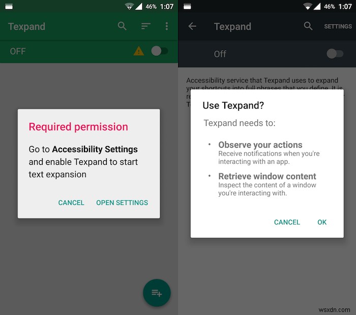 Texpand:Android के लिए एक बढ़िया टेक्स्ट विस्तार ऐप 