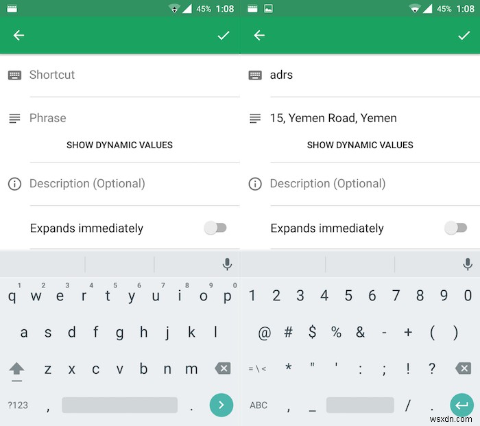 Texpand:Android के लिए एक बढ़िया टेक्स्ट विस्तार ऐप 