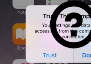 IPhone और iPad पर कंप्यूटर पर भरोसा और अविश्वास कैसे करें 