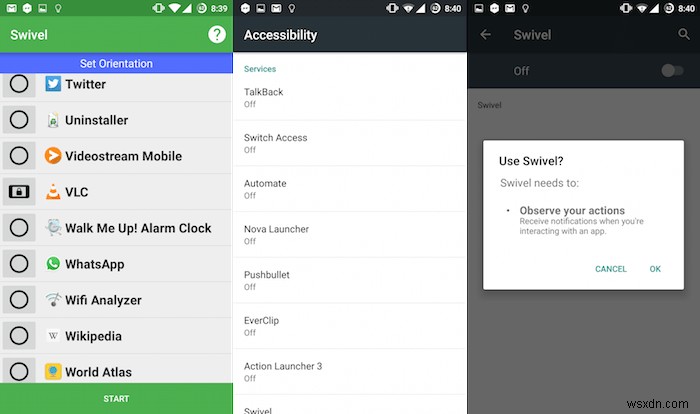 Android पर प्रति-ऐप के आधार पर ओरिएंटेशन लॉक कैसे सेट करें 
