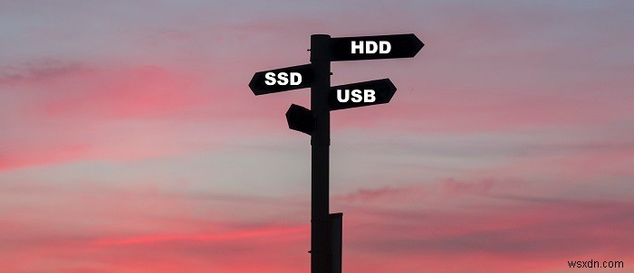 SSD बनाम HDD बनाम USB फ्लैश ड्राइव:वह सब कुछ जो आपको जानना आवश्यक है 