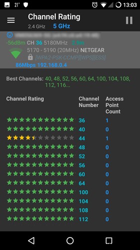 5GHz फ़्रीक्वेंसी के लिए सर्वश्रेष्ठ वाई-फाई चैनल कैसे खोजें 