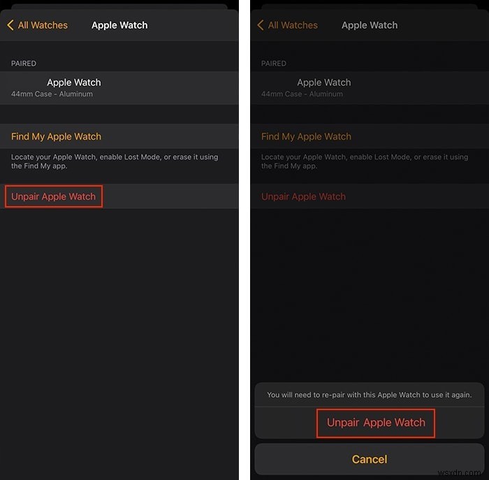अपने Apple वॉच को कैसे अनपेयर और मिटाएं? 