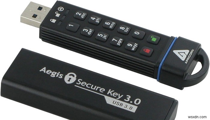 आपके डेटा की सुरक्षा के लिए सर्वश्रेष्ठ सुरक्षित USB संग्रहण ड्राइव में से 4 