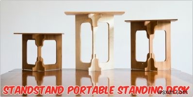 स्टैंडस्टैंड समीक्षा:एक सुंदर, उपयोग में आसान पोर्टेबल स्टैंडिंग डेस्क 