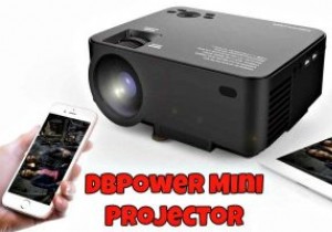 DBPower T20 1500 Lumens LCD मिनी प्रोजेक्टर समीक्षा 
