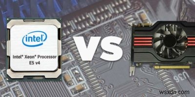 MTE बताते हैं:CPU और GPU के बीच अंतर
