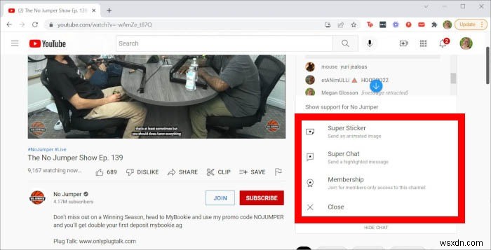 YouTube लाइव स्ट्रीम पर कैसे देखें और चैट करें 