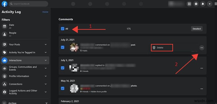 फेसबुक पर कमेंट, लाइक और रिएक्शन कैसे डिलीट करें 