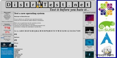 विभिन्न लिनक्स डिस्ट्रोस का ऑनलाइन परीक्षण कैसे करें