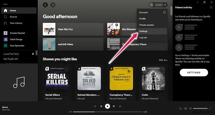 Spotify पर अपना संगीत और स्थानीय फ़ाइलें कैसे अपलोड करें 