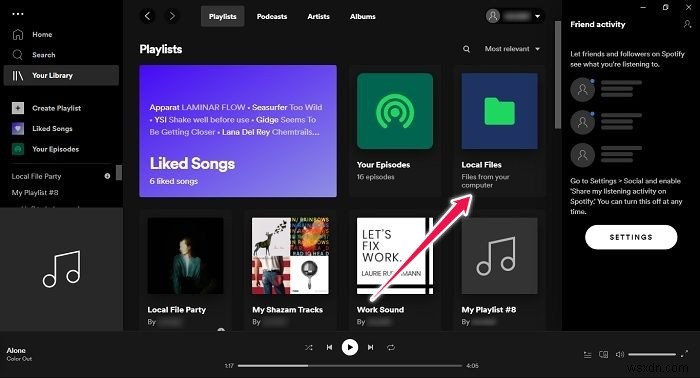 Spotify पर अपना संगीत और स्थानीय फ़ाइलें कैसे अपलोड करें 