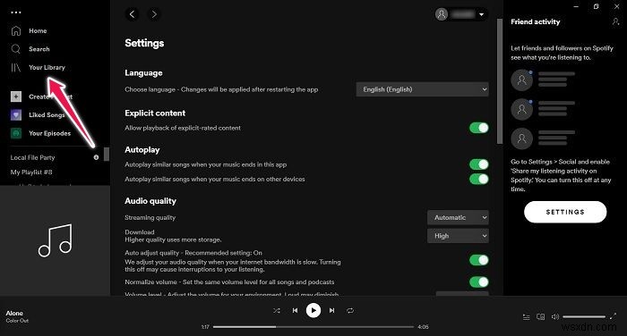 Spotify पर अपना संगीत और स्थानीय फ़ाइलें कैसे अपलोड करें 