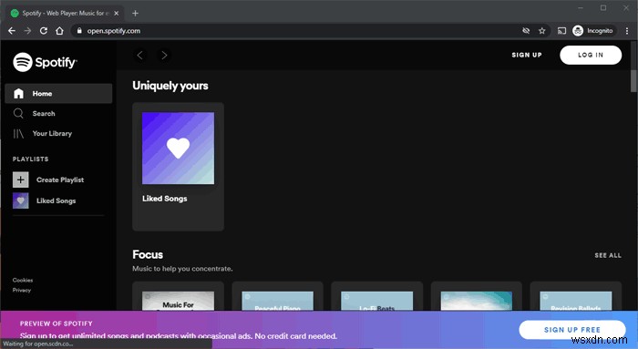 Spotify वेब प्लेयर काम नहीं कर रहा है? यहाँ फिक्स हैं 