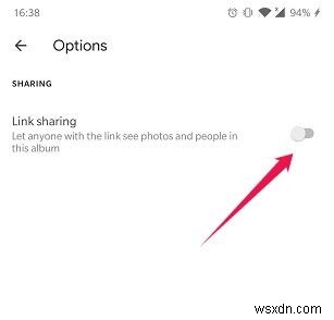 Google फ़ोटो में लिंक शेयरिंग को कैसे बंद करें 