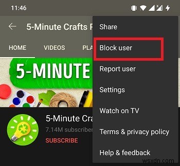 YouTube वीडियो चैनल कैसे ब्लॉक करें 