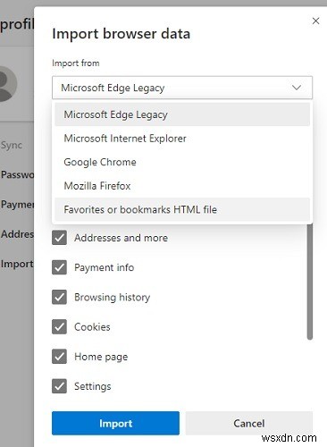 Google Chrome में बुकमार्क कैसे आयात और निर्यात करें