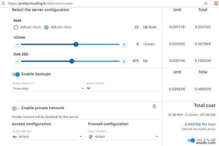 Clouding.io के साथ VPS होस्टिंग को आसान बनाया गया 