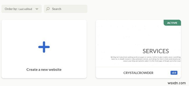 Ucraft फ्री वेबसाइट बिल्डर:जल्दी से एक नई वेबसाइट बनाएं