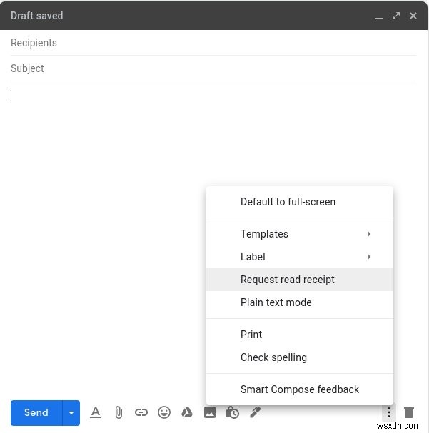 Gmail में पठन रसीद कैसे सक्षम करें