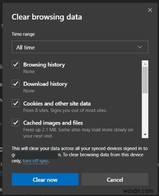 Microsoft Edge में कैशे कैसे साफ़ करें? 