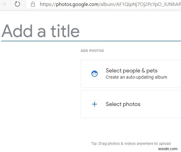 Google फ़ोटो  आपके लिए  टैब स्मार्ट तरीके से आपके फ़ोटो और वीडियो संग्रह को व्यवस्थित करता है 