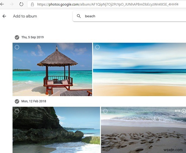 Google फ़ोटो  आपके लिए  टैब स्मार्ट तरीके से आपके फ़ोटो और वीडियो संग्रह को व्यवस्थित करता है 