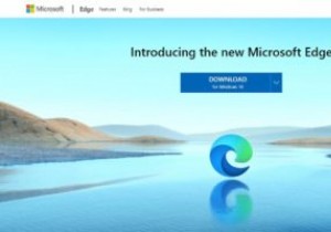 नए माइक्रोसॉफ्ट एज (क्रोमियम संस्करण) के साथ हाथ 