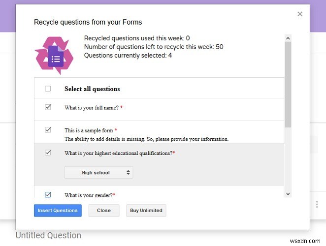 Google प्रपत्रों को FormRecycler के साथ पुन:उपयोग और संयोजित कैसे करें 