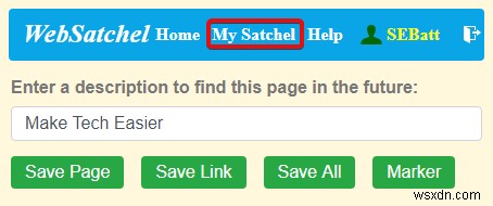 WebSatchel समीक्षा - बाद में उपयोग के लिए वेब पेज सहेजें 