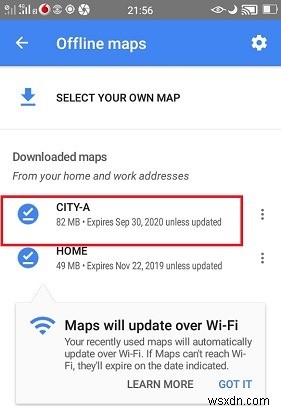Google मानचित्र का ऑफ़लाइन उपयोग कैसे करें