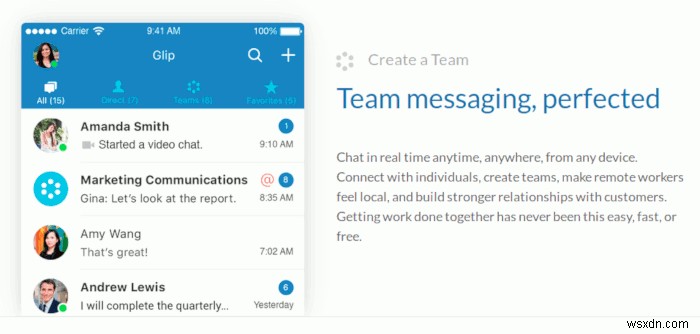 ग्लिप:फ्री टीम सहयोग ऐप जो बदल रहा है कि टीम एक साथ कैसे काम करती है 