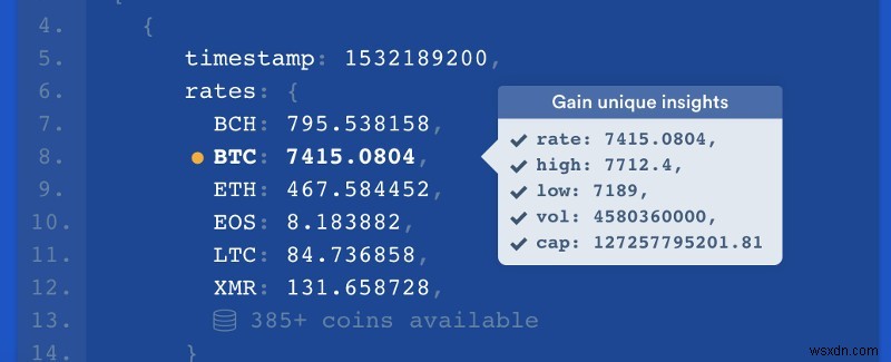 Coinlayer API:आपके प्रोजेक्ट में लाइव क्रिप्टोक्यूरेंसी कीमतों को प्रदर्शित करने का एक त्वरित तरीका