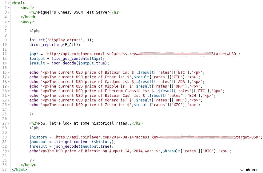 Coinlayer API:आपके प्रोजेक्ट में लाइव क्रिप्टोक्यूरेंसी कीमतों को प्रदर्शित करने का एक त्वरित तरीका