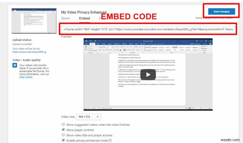 गोपनीयता बढ़ाने वाले मोड के साथ WordPress में YouTube वीडियो कैसे एम्बेड करें