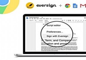 Eversign:Chrome में दस्तावेज़ों पर हस्ताक्षर करने का सुविधाजनक तरीका