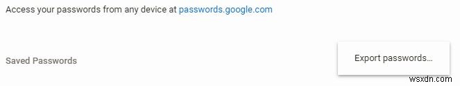 Google क्रोम में अपना पासवर्ड कैसे डाउनलोड करें 