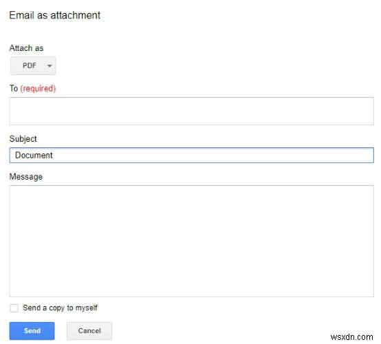 ईमेल के माध्यम से Google डॉक्स को कुशलतापूर्वक साझा या भेजने का तरीका 